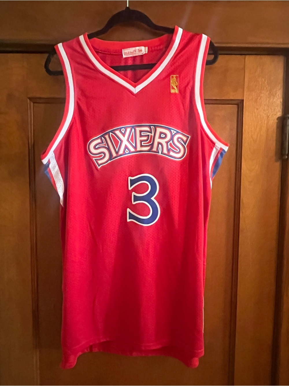 Mitchell & Ness Philadelphia 76ers Sixers Jersey Allen Iverson Size 2xl 54